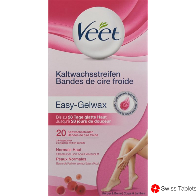 Veet Kaltwachsstreifen Beine/Körper Neu 10x 2 Stück buy online