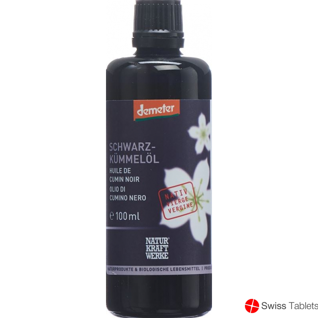 Naturkraftwerke Schwarzkümmel Öl Demeter 100ml buy online