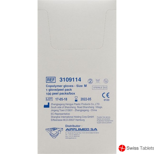 Applimed U Handschuhe Grösse M Copolymer Steril 100 X buy online
