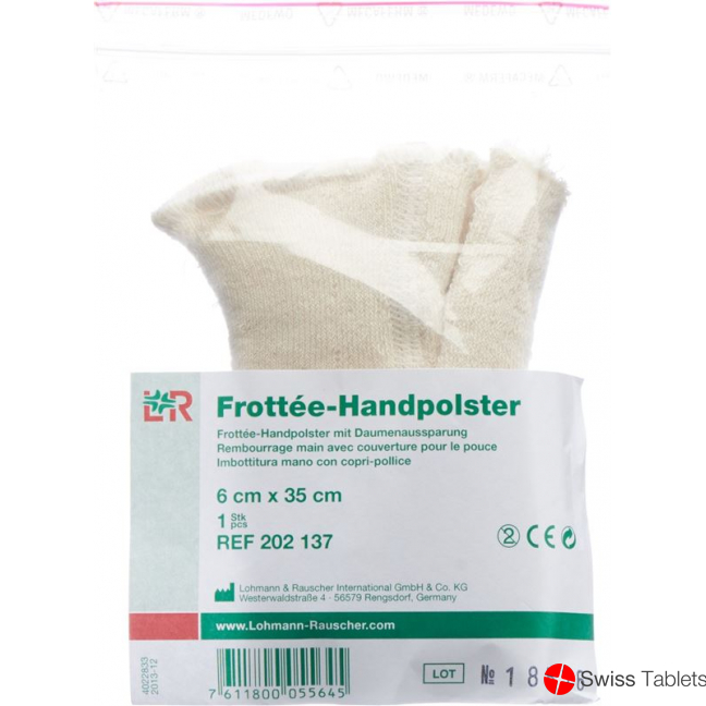 Tobler Handpolster Frotte 35cm Daumenaussparung We buy online