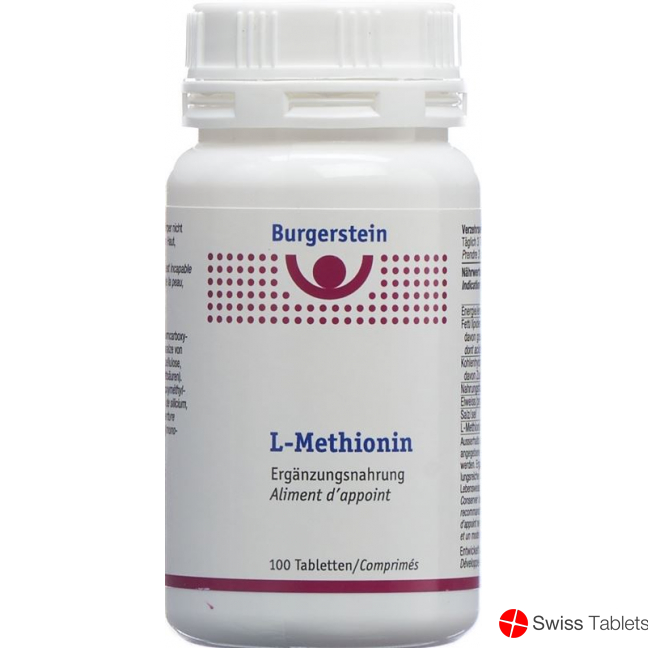 Burgerstein L-Methionin tablets 100 pieces buy online