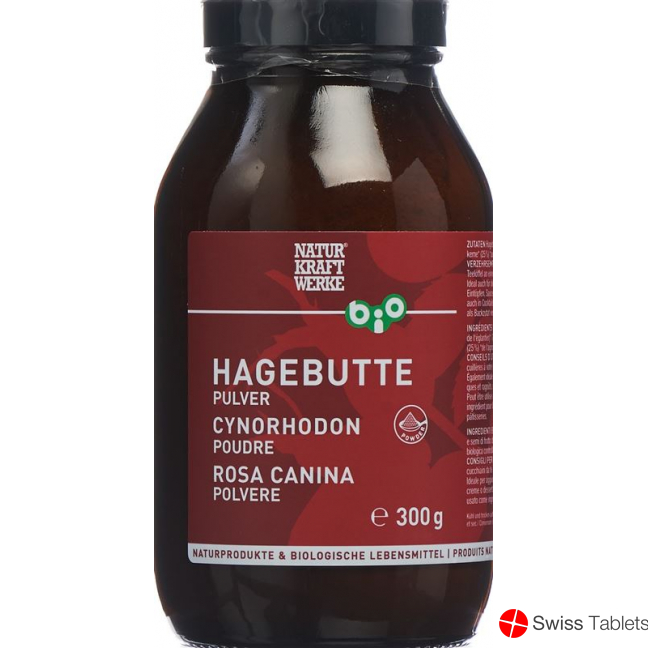 Naturkraftwerke Hagebutten Pulver Bio 300g buy online