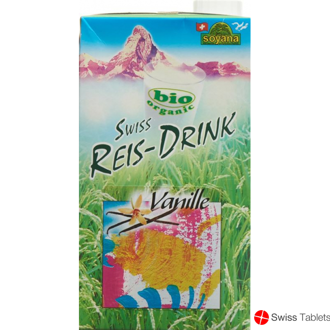 Soyana Swiss Rice Drink Vanille Bio 1L buy online