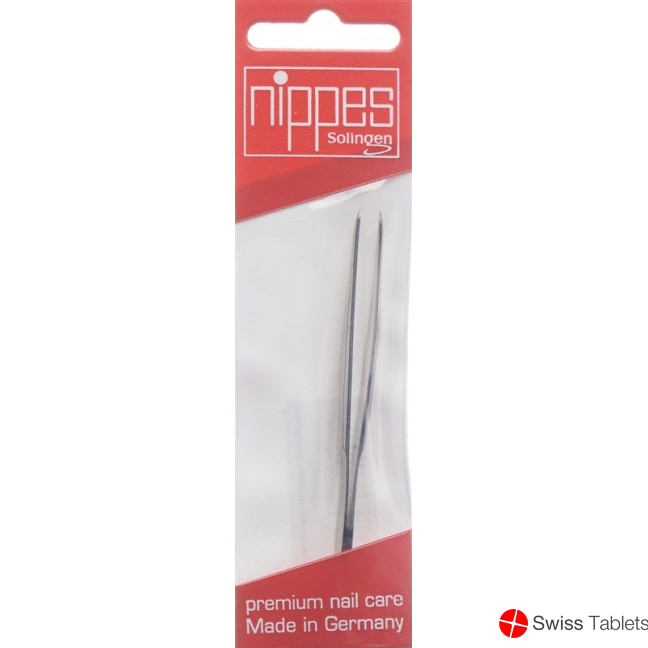 Nippes tweezers 8cm pointed nickel-plated buy online