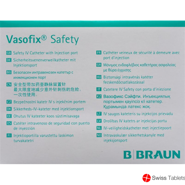 Vasofix Safety Pur 24g 0.7x19mm Gelb 50 Stück buy online