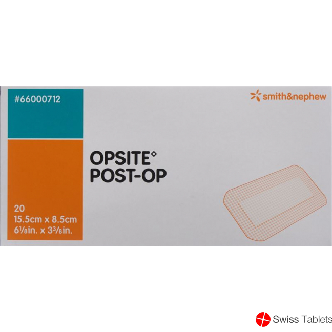 Opsite Post OP Folienverband 15.5x8.5cm Steril 20 Beutel buy online