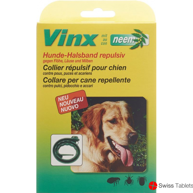 Vinx Bio-Kräuter-Halsband mit Neem Hund buy online