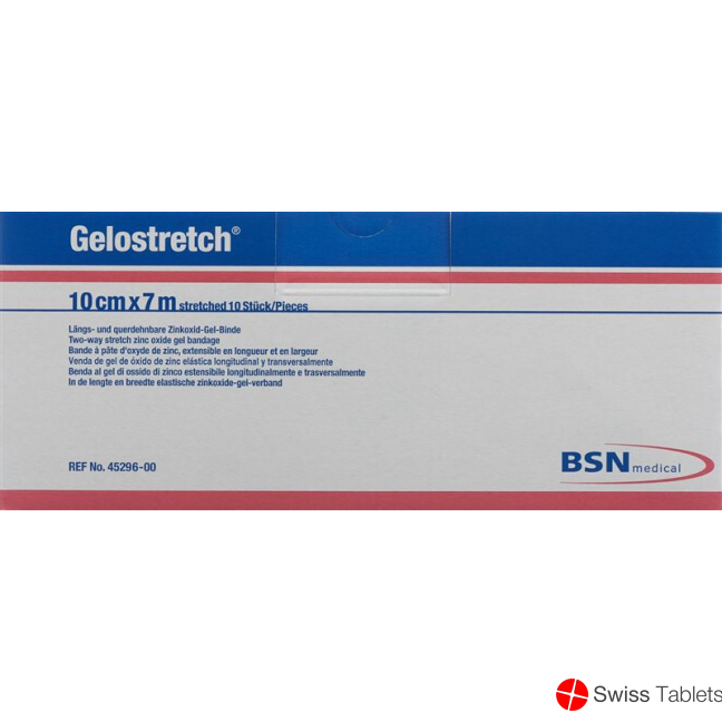 Gelostretch Zinkgelbinde 7mx10cm 10 Stück buy online
