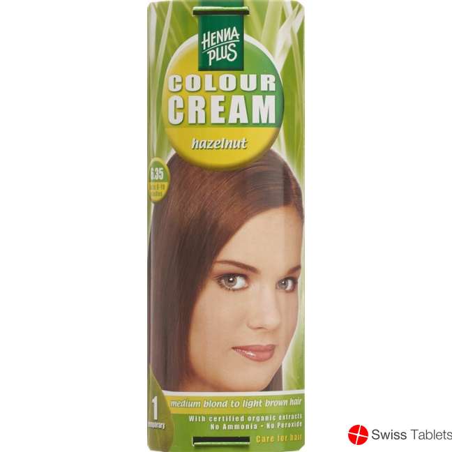 Henna Plus Colour Cream 6.35 Haselnuss 60g buy online