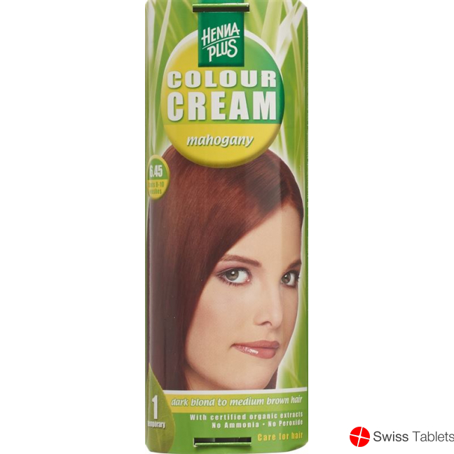 Henna Plus Colour Cream 6.45 Mahagony 60g buy online