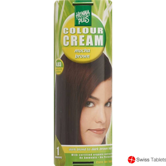 Henna Plus Colour Cream 4.03 Mocca Braun 60g buy online