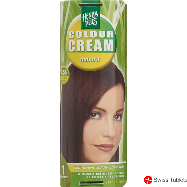 Henna Plus Colour Cream 4.56 Kastanienbraun 60g buy online
