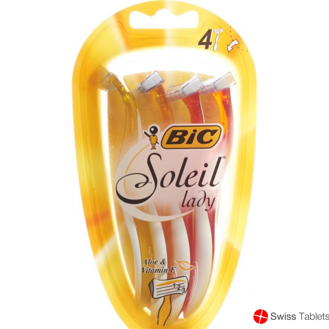 Bic Soleil Frauenrasierer Dreiklingen 4 Stück buy online