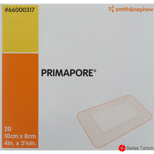 Primapore Wundverband 10cmx8cm Steril 20 Stück buy online