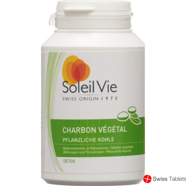 Soleil Vie Vegetable Charcoal Capsules 100 Caps buy online