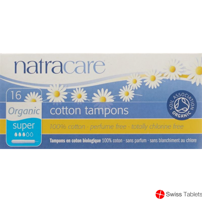 Natracare Tampons Super mit Applikator 16 Stück buy online