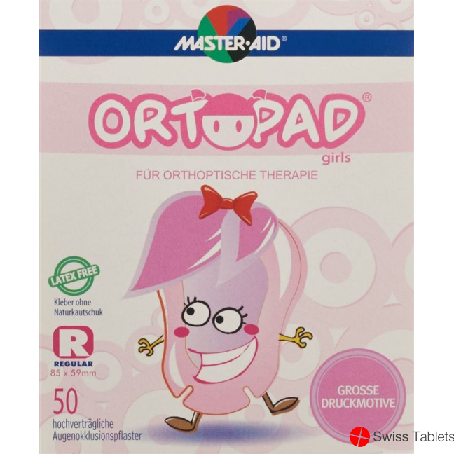 Ortopad Occlusionspflaster Regu Girls Ab 4j 50 Stück buy online
