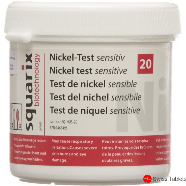 Nickel Test Sensitiv Teomed 20 tests buy online