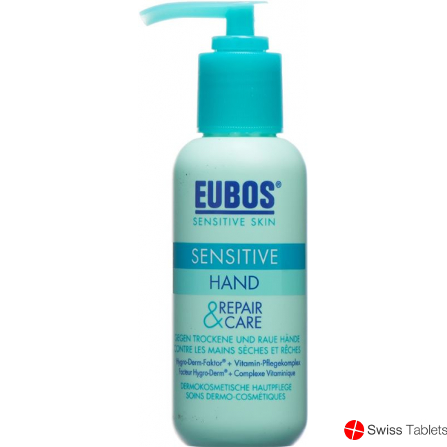 Eubos Sensitive Hand Repair & Care Dispenser 100ml buy online Eubos Sensitive Hand Repair & Care Dispenser 100ml buy online