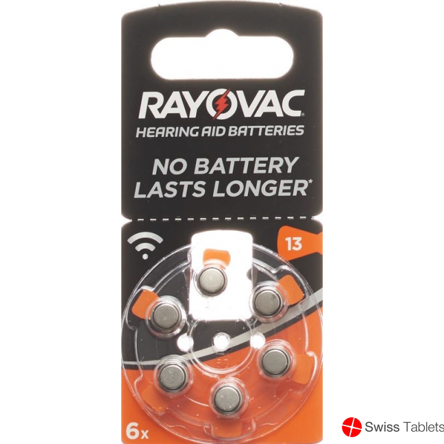 Rayovac Batterie Hörgeräte 1.4V V13 6 Stück buy online
