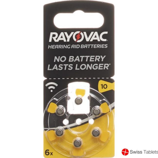 Rayovac Batterie Hörgeräte 1.4v V10 6 Stück buy online