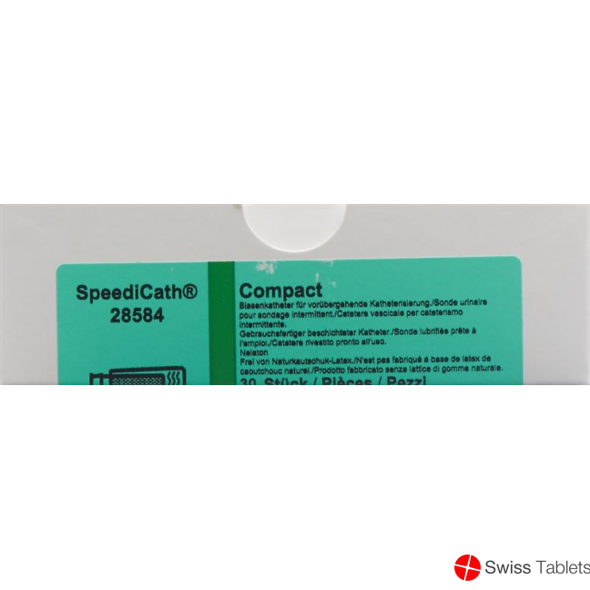 SpeediCath Compact Nelaton Frau Einmalkatheter Grün 4.7/14mm 7cm lang 30 Stück buy online