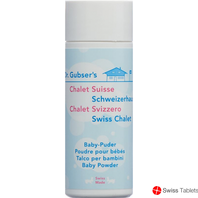 Schweizerhaus Baby Puder Dose 125g buy online
