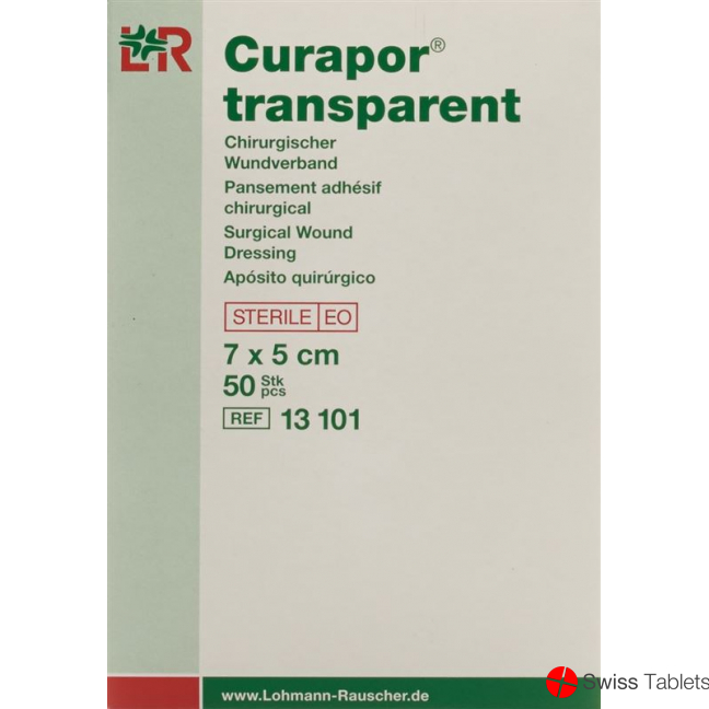 Curapor Wundverband 7x5cm Transparent 50 Beutel buy online