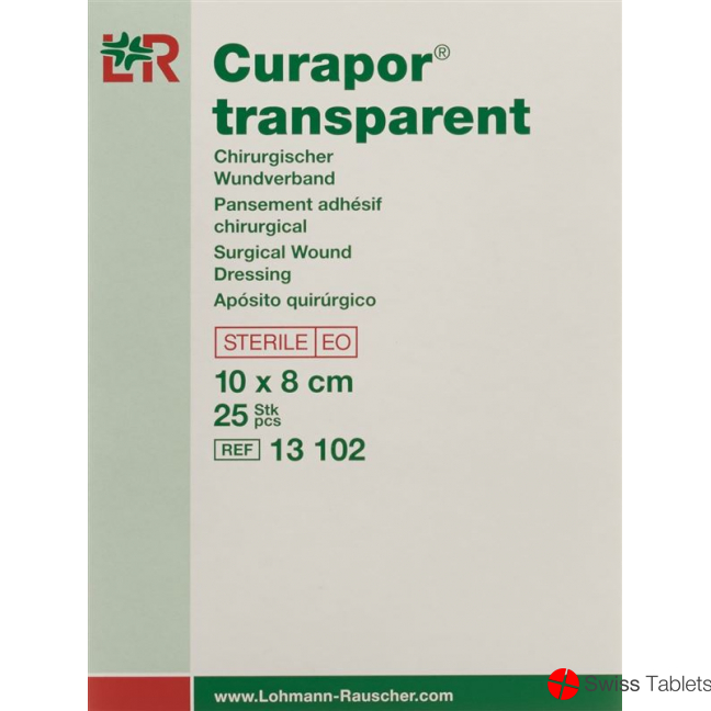 Curapor Wundverband 8x10cm Transparent 25 Beutel buy online