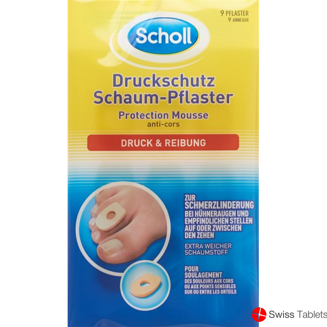 Scholl Druckschutz Schaum 9 Pflaster buy online