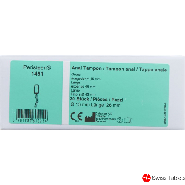 Peristeen Analtampon 13/45mm 20 Stück buy online