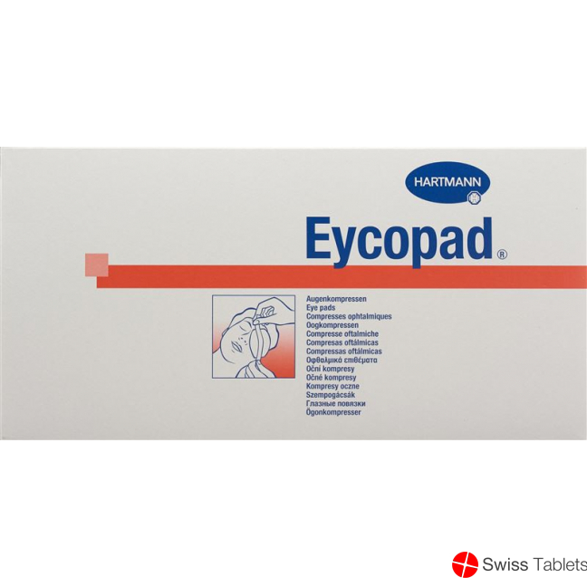 Eycopad Augenkompressen 70x85mm Unsteril 50 Stück buy online