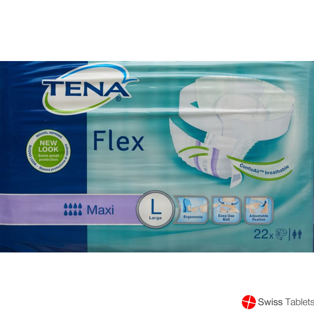Tena Flex Maxi Vorlagen Grösse L 22 Stück buy online