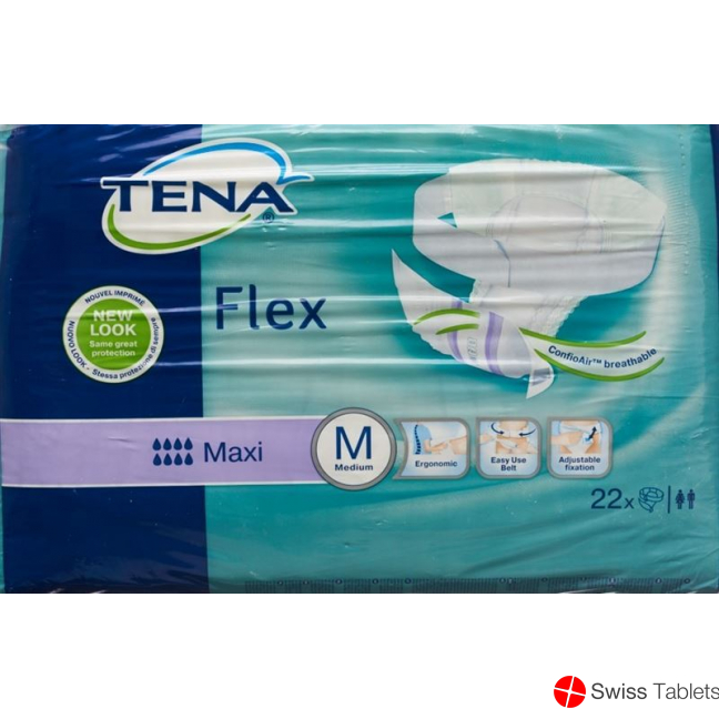 Tena Flex Maxi Vorlagen Grösse M 22 Stück buy online