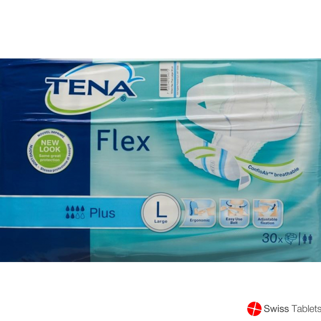 Tena Flex Plus Vorlagen Grösse L 30 Stück buy online