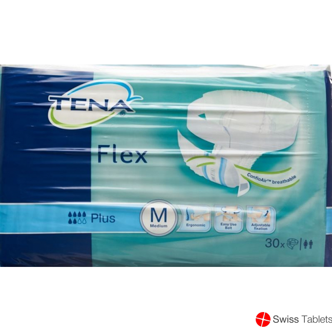 Tena Flex Plus Vorlagen Grösse M 30 Stück buy online