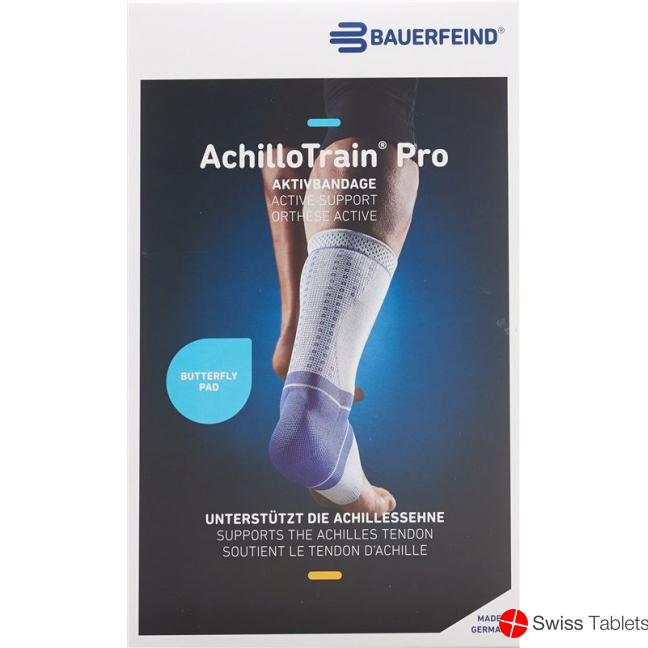 AchilloTrain Pro Aktivbandage Achillessehne Grösse 2 Titan buy online