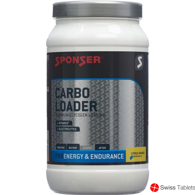 Sponser Carbo Loader Citrus Orange Pulver Dose 1200g buy online