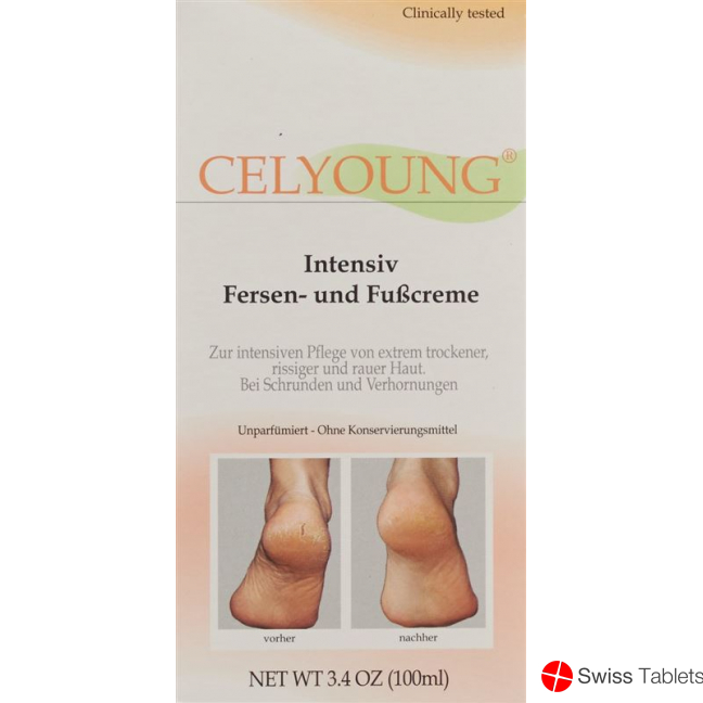 Celyoung Fersen- und Fusscreme 100ml buy online