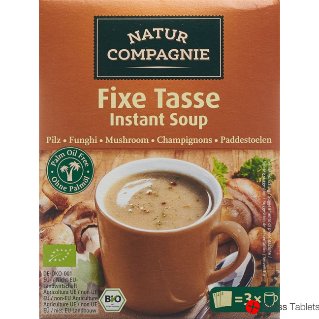 Natur Compagnie Instant Suppe Pilz Bio 3x 20g buy online