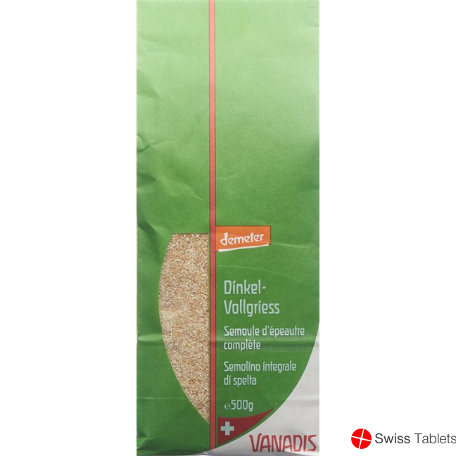 Vanadis Dinkel Vollgriess 500g buy online
