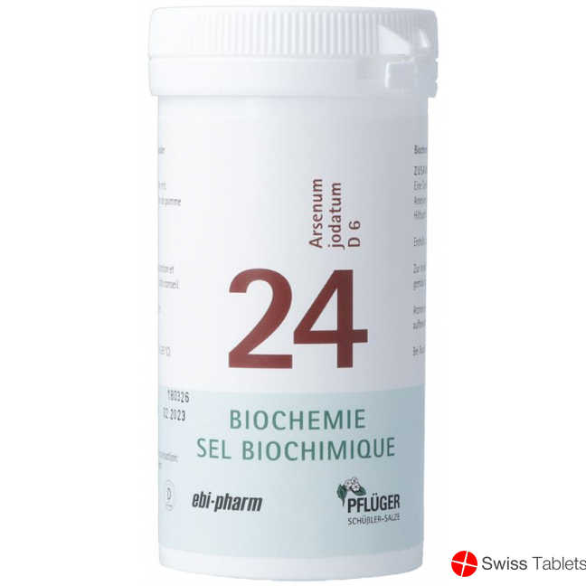 Pflueger Schüssler Nr. 24 Arse Jod Tabletten D 6 100g buy online