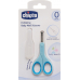 Chicco baby scissors with protective cap light blue buy online