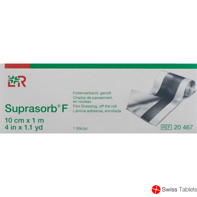 Suprasorb F film bandage 10cmx1m non-sterile roll buy online