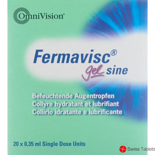 Fermavisc Gel Sine Augentropfen 20 Monodosen 0.35ml buy online