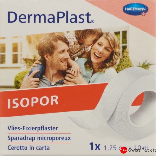 Dermaplast Isopor Fixierpflaster 10mx1.25cm Weiss buy online