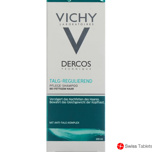 Vichy Dercos Shampoo sebum regulating oily hair 200ml buy online
