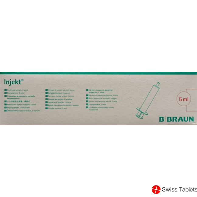 Braun Injektionsspritze 5ml Luer-Lock 100 Stück buy online
