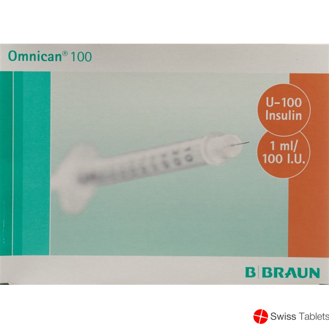 Omnican Insulin 100 1ml 0.3x12mm G30 Single 100 X buy online