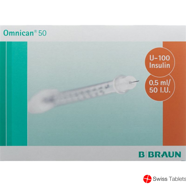Omnican Insulin 50 0.5ml 0.3x8mm G30 Single 100 X buy online